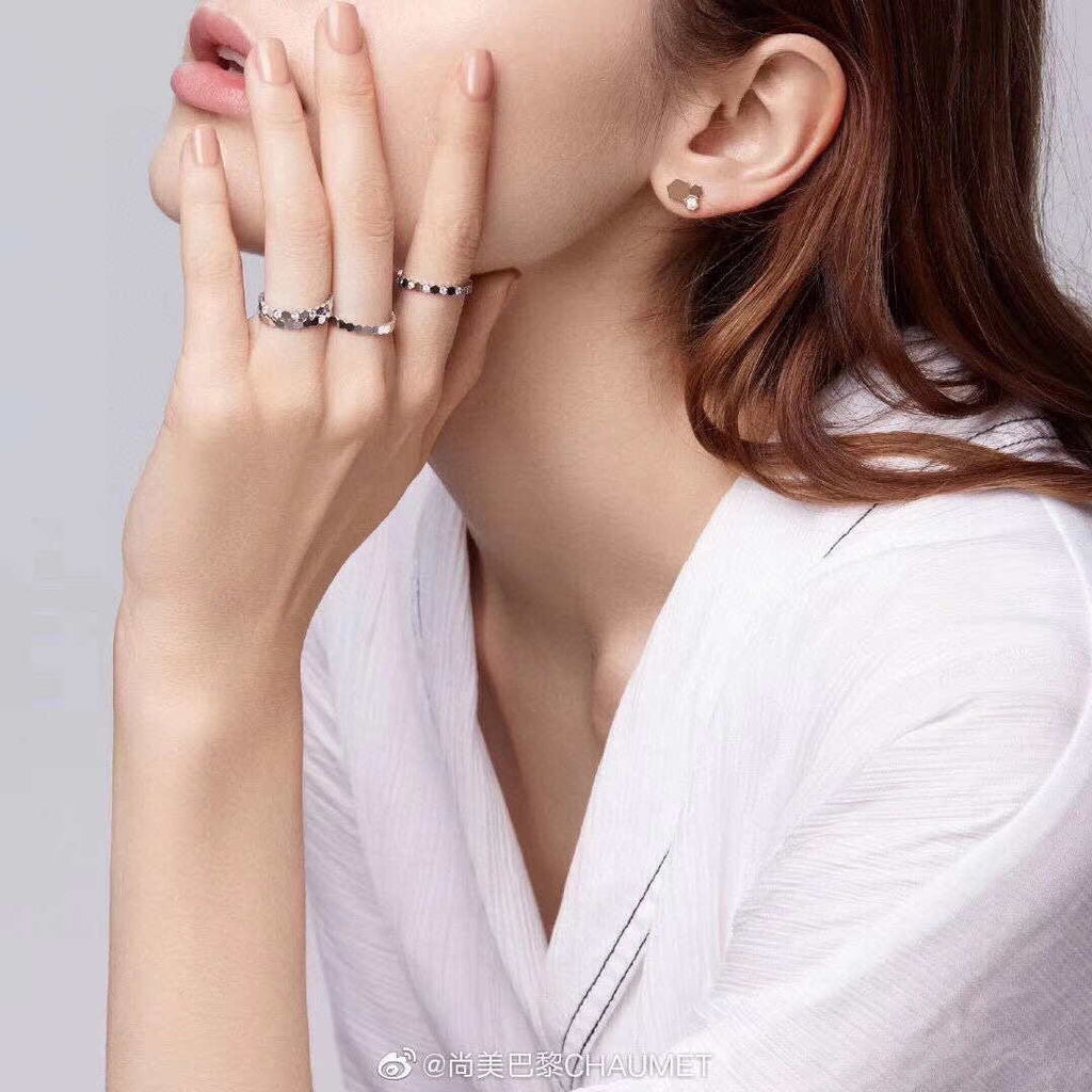 Chaumet 083985 Bee My Love Earrings White Gold Diamonds