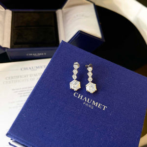 Chaumet 084774 BEE MY LOVE EARRINGS White gold diamonds - Default Title - View 9