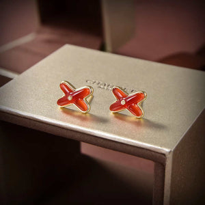 Chaumet 2563CH083469 Rose Gold Earrings Red Mother Of Pearl And Diamonds Liens - Default Title - View 7