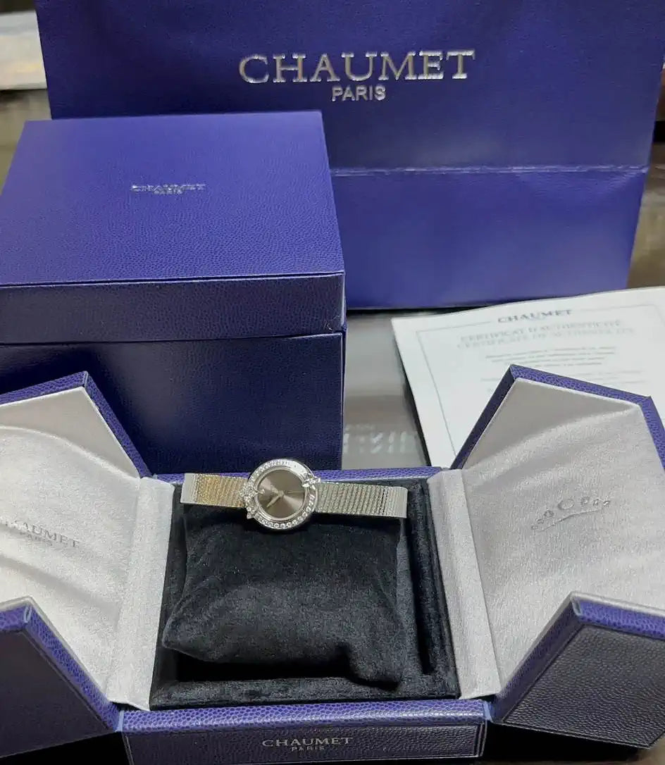 Chaumet Hortensia watch Steel  diamonds W85410