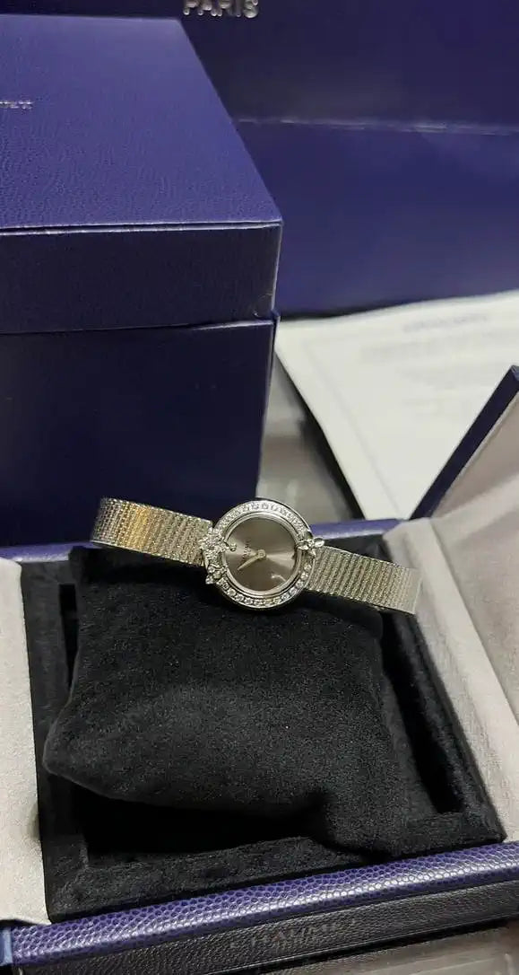 Chaumet Hortensia watch Steel  diamonds W85410