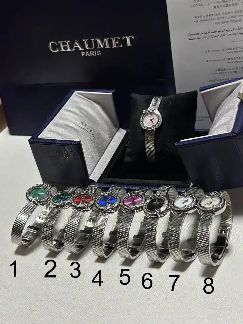 Chaumet Hortensia watch Steel  diamonds W85410