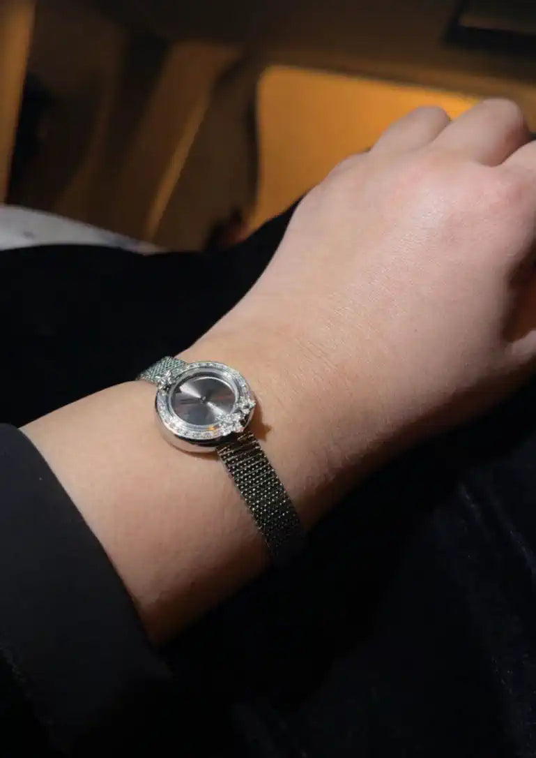 Chaumet Hortensia watch Steel  diamonds W85410