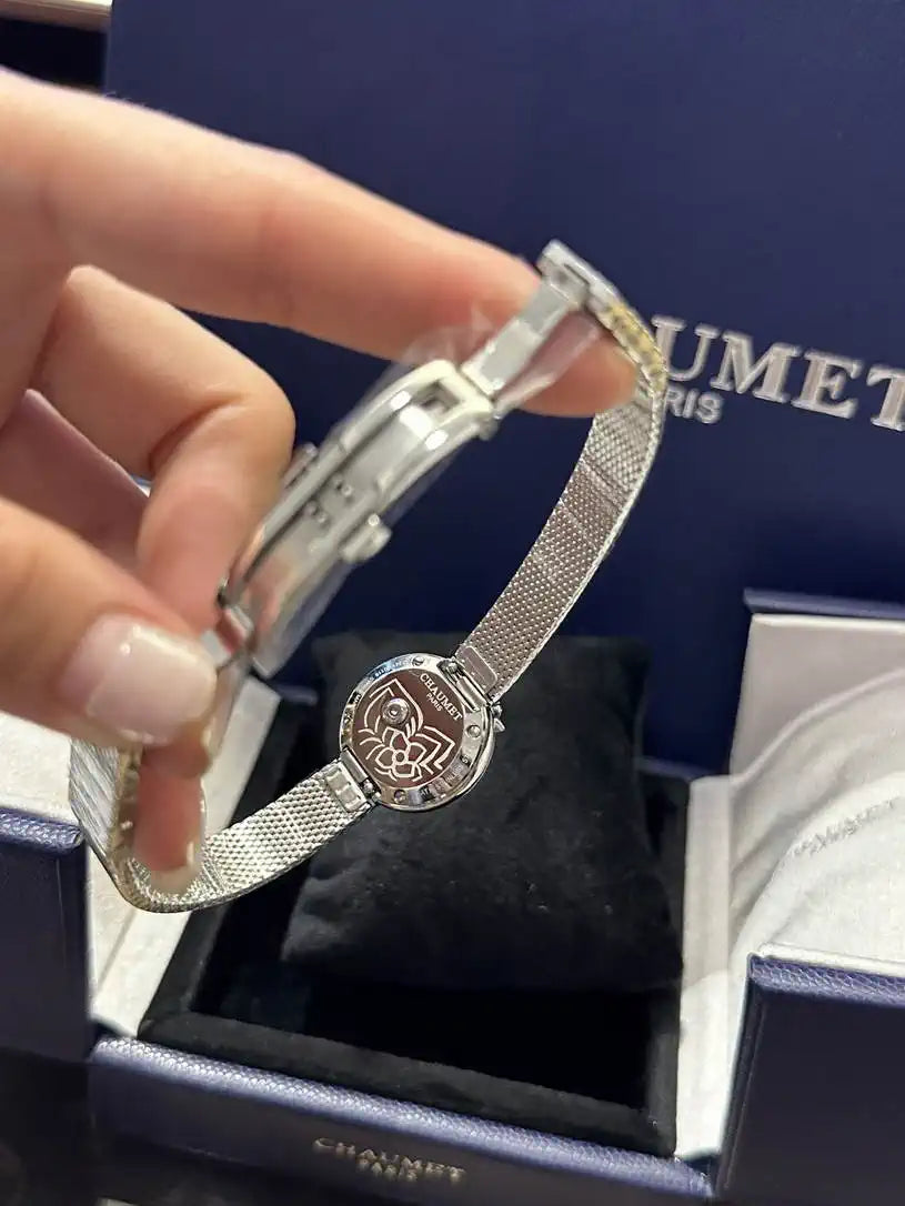 Chaumet Hortensia watch Steel  diamonds W85410