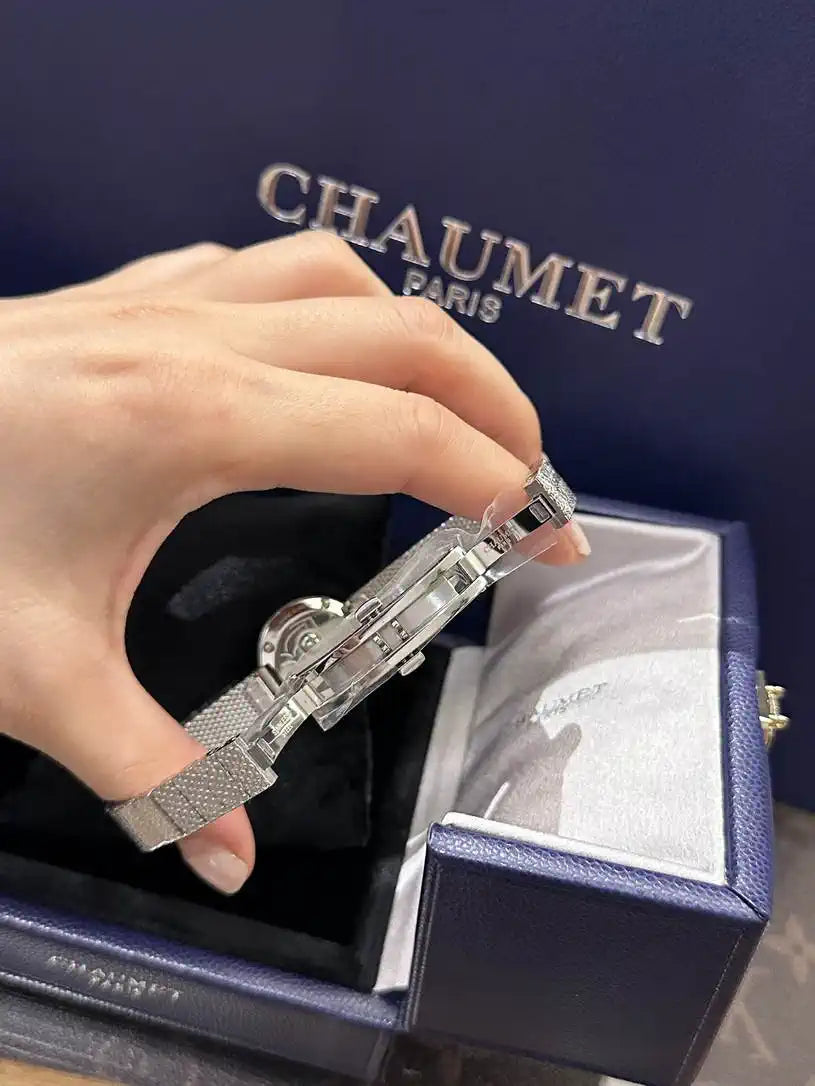 Chaumet Hortensia watch Steel  diamonds W85410