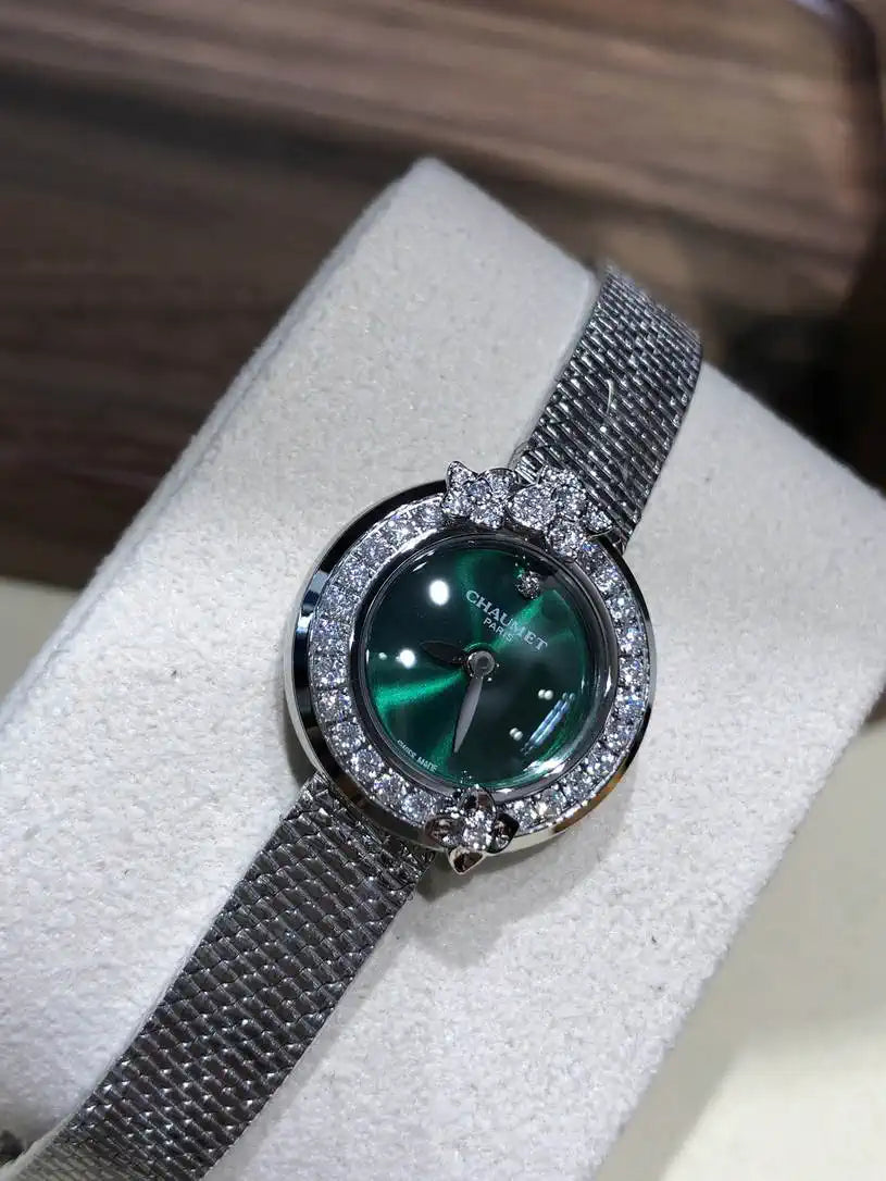 Chaumet Hortensia watch Steel  diamonds W85410