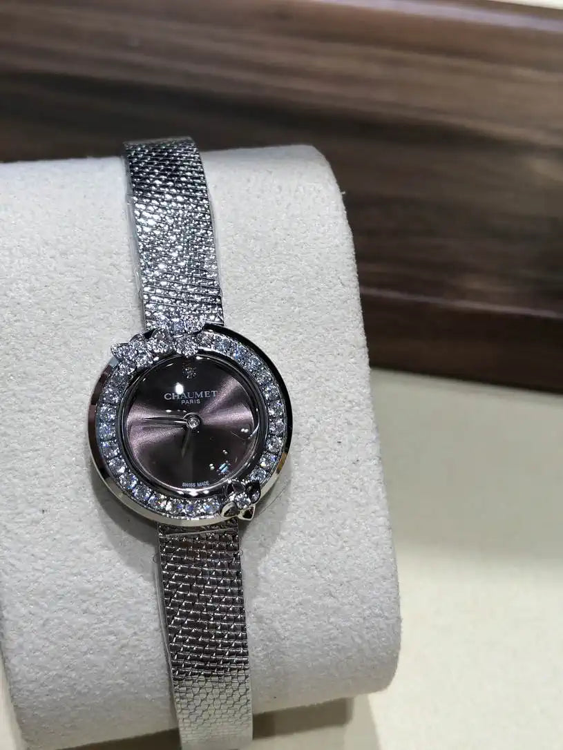 Chaumet Hortensia watch Steel  diamonds W85410
