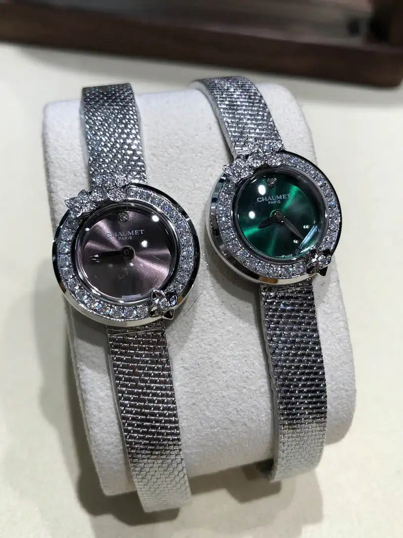 Chaumet Hortensia watch Steel  diamonds W85410