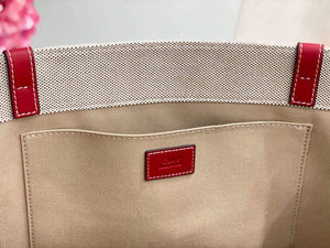 Chloe 382E6690U Large Woody Tote Bag Red - Default Title - View 8