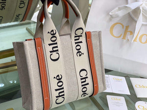 Chloe 385E6690U Small Woody Tote Bag Brown - Default Title - View 3