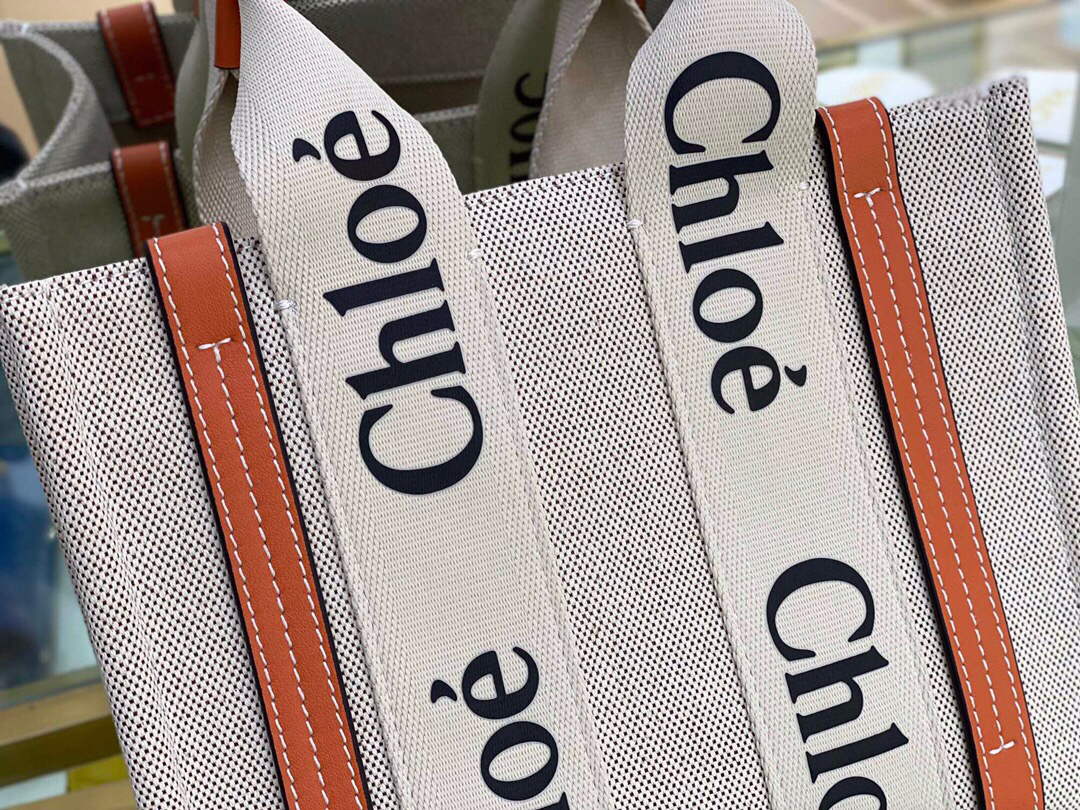 Chloe 385E6690U Small Woody Tote Bag Brown - Default Title - View 4
