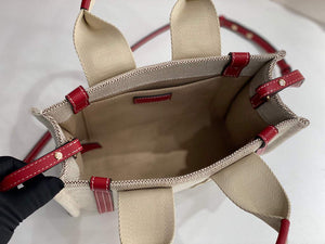 Chloe 385E6690U Small Woody Tote Bag Red - Default Title - View 7