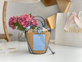 Chlo¨¦ CHC22SS391G56101 Small Basket Tote Bag Blue