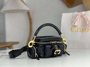 Chlo¨¦ CHC24AS534N83001 Small Camera Bag In Shiny Leather Black - Default Title - View 2