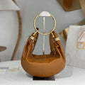 Chlo¨¦ CHC24AS611N7226M Small Bracelet Hobo bag in grained leather Clay Brown - Default Title - View 1
