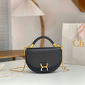 Chlo¨¦ CHC24SS604M52001 Marcie Chain Flap Bag in Leather Black - Default Title - View 1