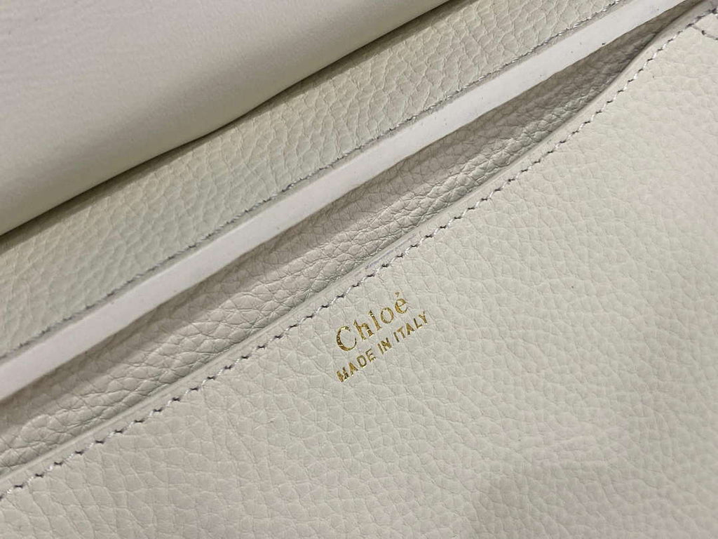 Chlo¨¦ CHC24SS604M52001 Marcie Chain Flap Bag in Leather Sweet Beige
