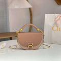 Chlo¨¦ CHC24SS604M52527 Marcie Chain Flap Bag in Leather Woodrose - Default Title - View 1