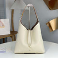 Chlo¨¦ CHC24SS630I3123W Marcie Hobo Bag in grained leather Misty Ivory - Default Title - View 1