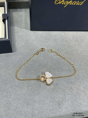 Chopard 85A183-5081 Happy Hearts Wings Bracelet  ethical rose gold diamond White stone - Default Title - View 2