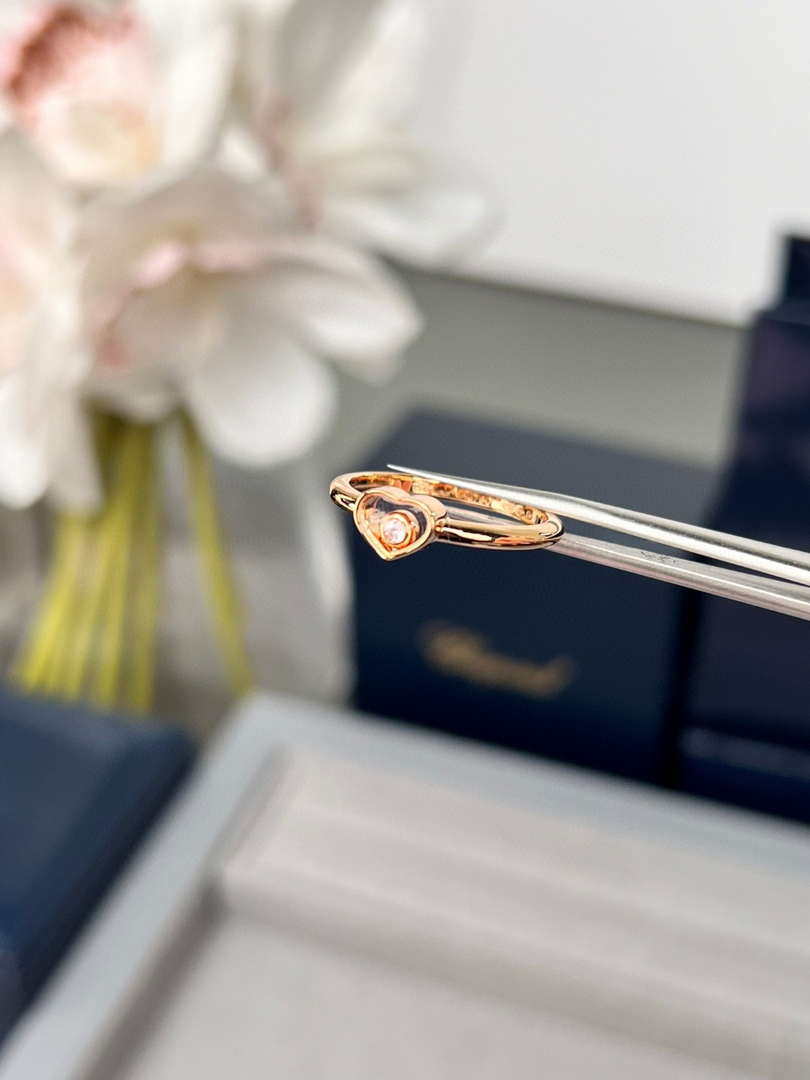 Chopard Happy Diamonds Icons Ring ethical rose gold  diamond 82A054-5000