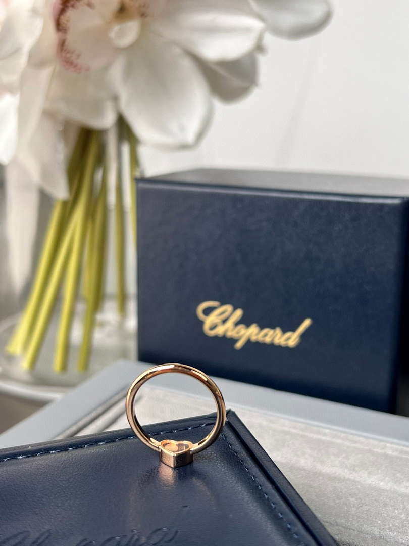 Chopard Happy Diamonds Icons Ring ethical rose gold  diamond 82A054-5000 - Default Title - View 3