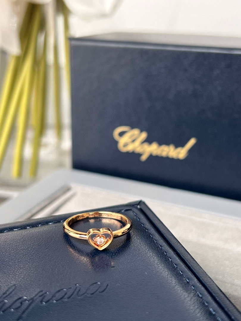 Chopard Happy Diamonds Icons Ring ethical rose gold  diamond 82A054-5000 - Default Title - View 4