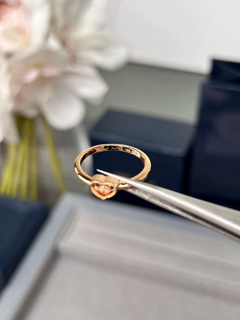 Chopard Happy Diamonds Icons Ring ethical rose gold  diamond 82A054-5000