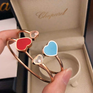 Chopard HAPPY HEARTS Barcelet 857482-5600 Rose Gold Blue Stone - Default Title - View 10