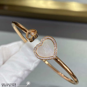 Chopard HAPPY HEARTS Barcelet 85A074-5300 Rose Gold With Diamonds MOTHER OF PEARL - Default Title - View 1