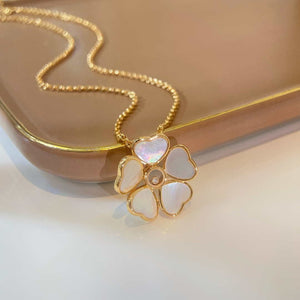 Chopard Happy Hearts Flowers 79A085-5301 Pendant ethical rose gold diamond - Default Title - View 2