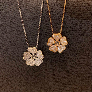 Chopard Happy Hearts Flowers 79A085-5301 Pendant ethical Rose Gold diamond - Default Title - View 2