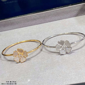 Chopard HAPPY Hearts Flowers Diamond Bracelet 85A085-1900 Rose Gold - Default Title - View 5