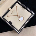 Chopard Happy Hearts Necklaces & Pendants 797482-530 Rose Gold With Diamonds Mother-Of-Pearl - Default Title - View 1