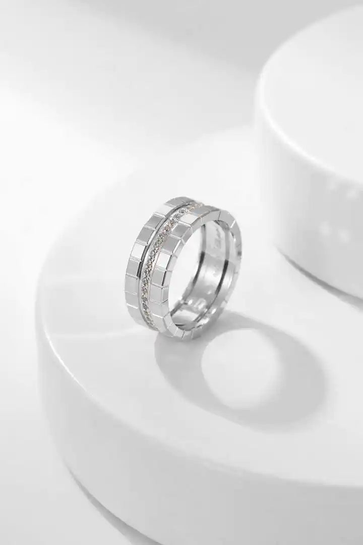 Chopard Ice Cube Ring ethical Rose gold diamonds 827004-5040
