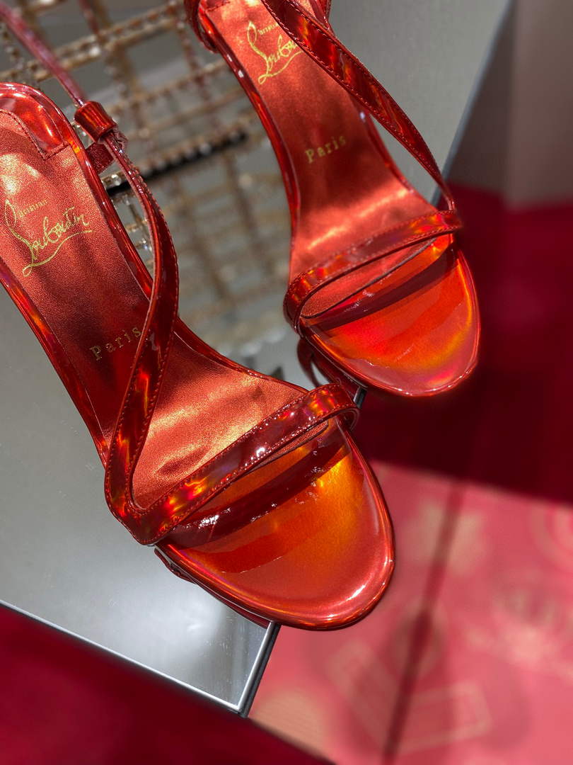 Christian Louboutin Sandal CL Pumps Shoes High 100mm 79682