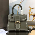 Delvaux AA0406 Brillant Mini Rodeo Surpique Calf Bag Dark Green - Default Title - View 1