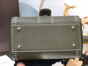 Delvaux AA0406 Brillant Mini Rodeo Surpique Calf Bag Dark Green - Default Title - View 7