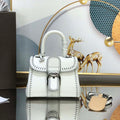 Delvaux AA0406 Brillant Mini Rodeo Surpique Calf Bag White - Default Title - View 1