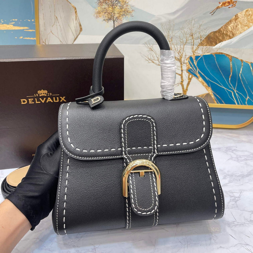 Delvaux AA0569 Brillant PM Rod¨¦o Calf Bag Black