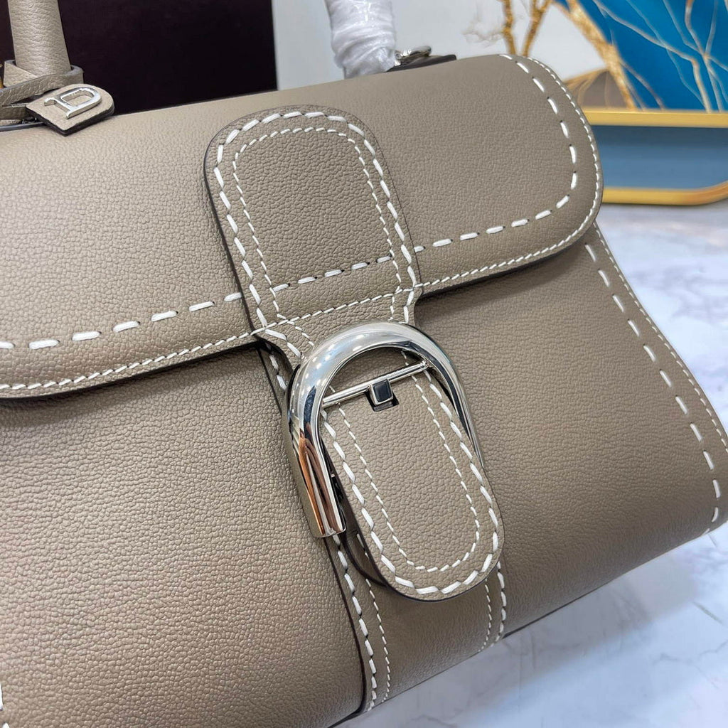 Delvaux AA0569 Brillant PM Rod¨¦o Calf Bag elephant gray
