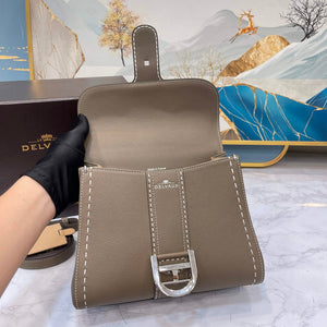 Delvaux AA0569 Brillant PM Rod¨¦o Calf Bag elephant gray - Default Title - View 7