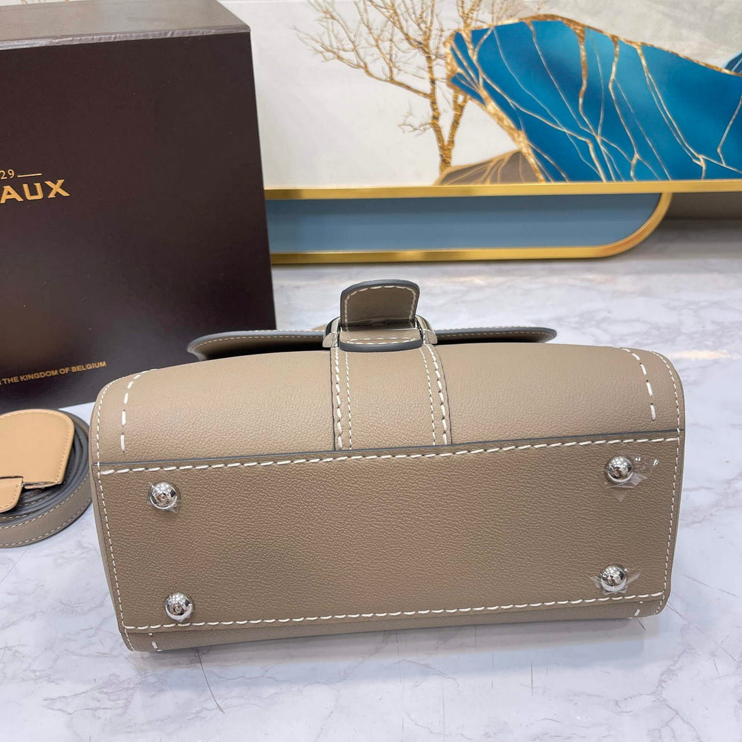 Delvaux AA0569 Brillant PM Rod¨¦o Calf Bag milk ash