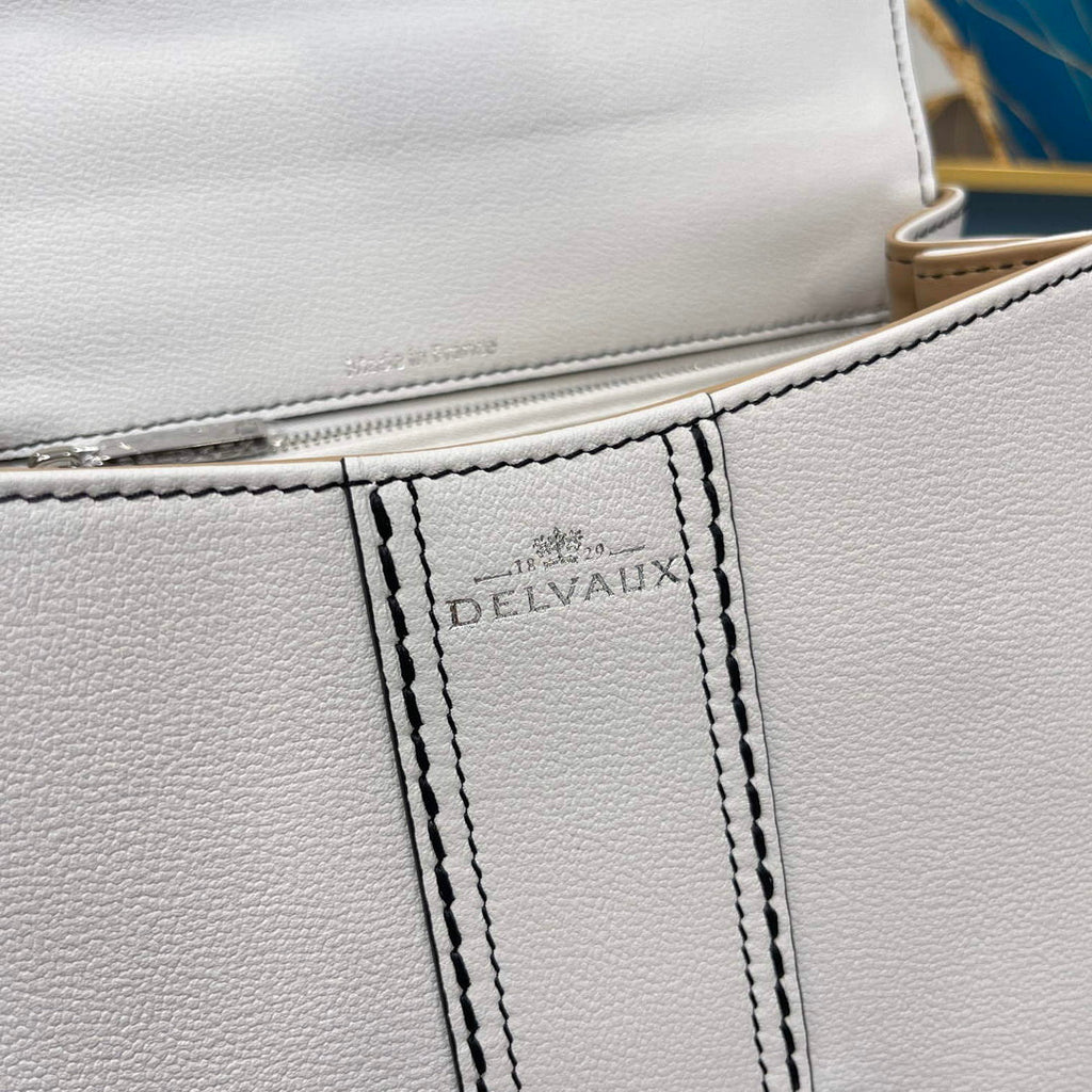 Delvaux AA0569 Brillant PM Rod¨¦o Calf Bag White