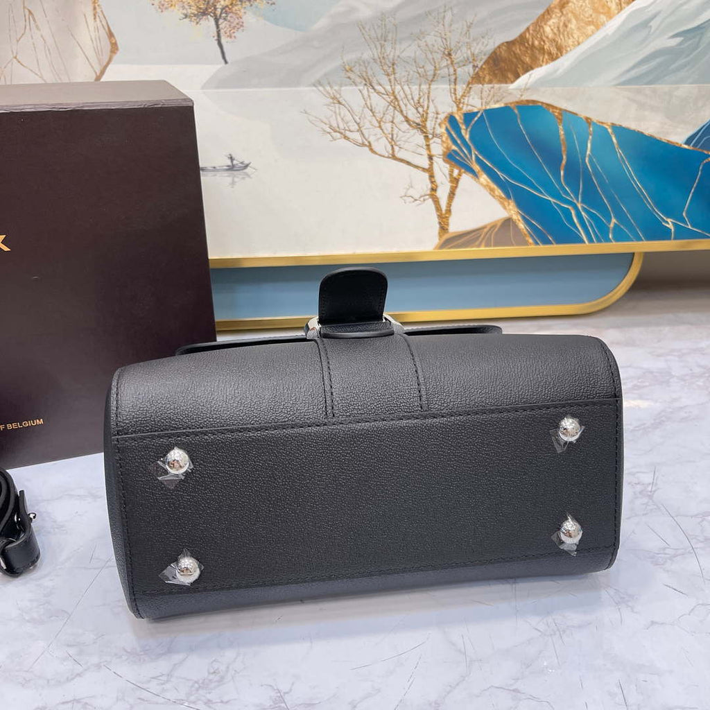 Delvaux AA0569 Brillant PM in Rodeo Calf Black