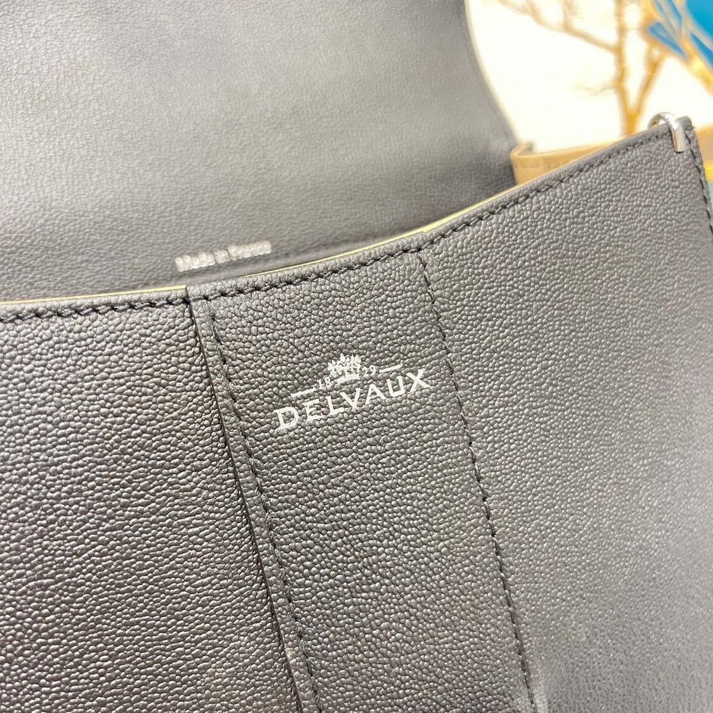 Delvaux AA0569 Brillant PM in Rodeo Calf Black