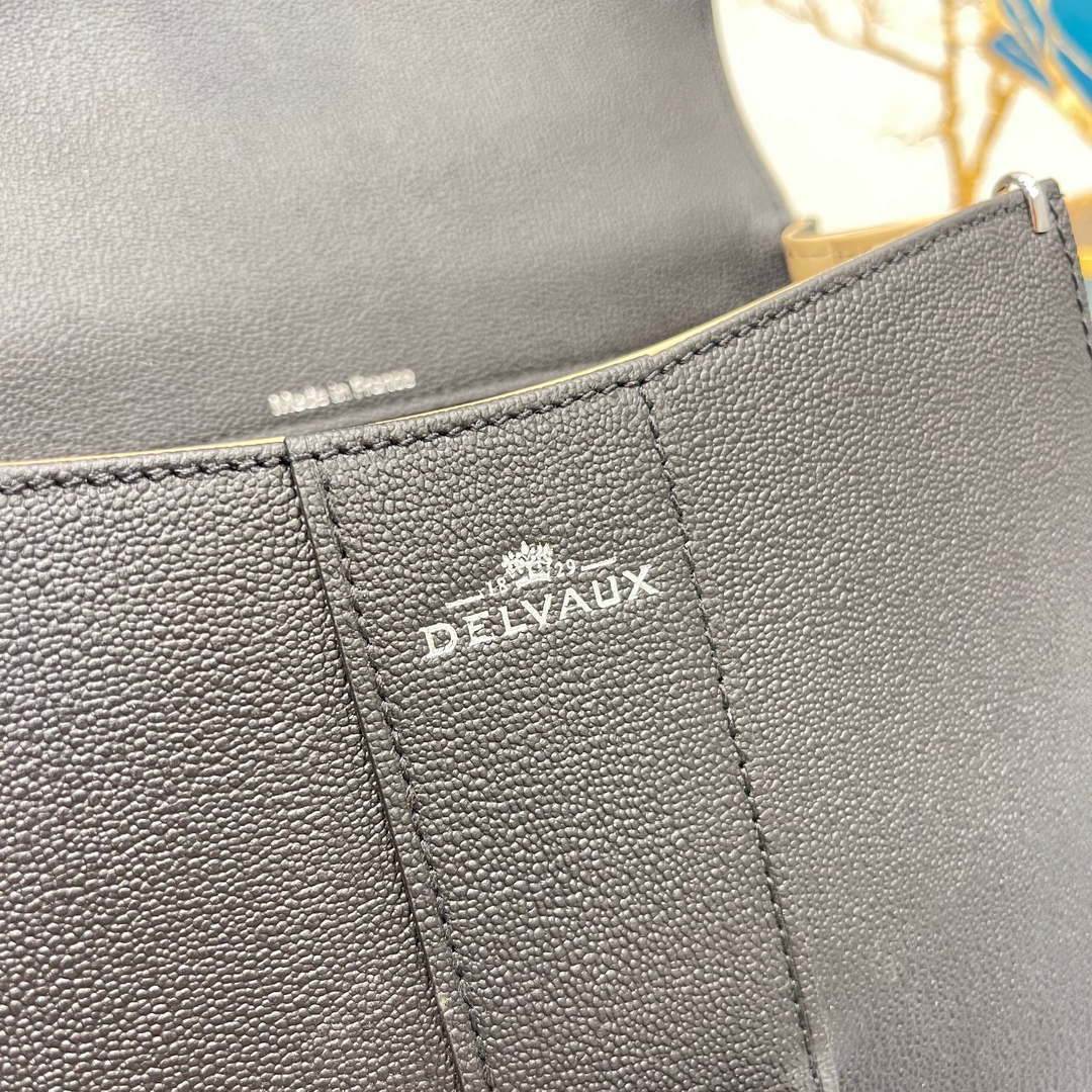 Delvaux AA0569 Brillant PM in Rodeo Calf Black
