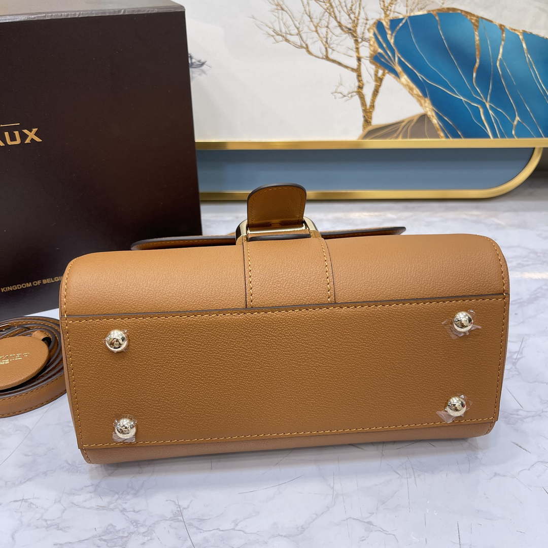 Delvaux AA0569 Brillant PM in Rodeo Calf Brown