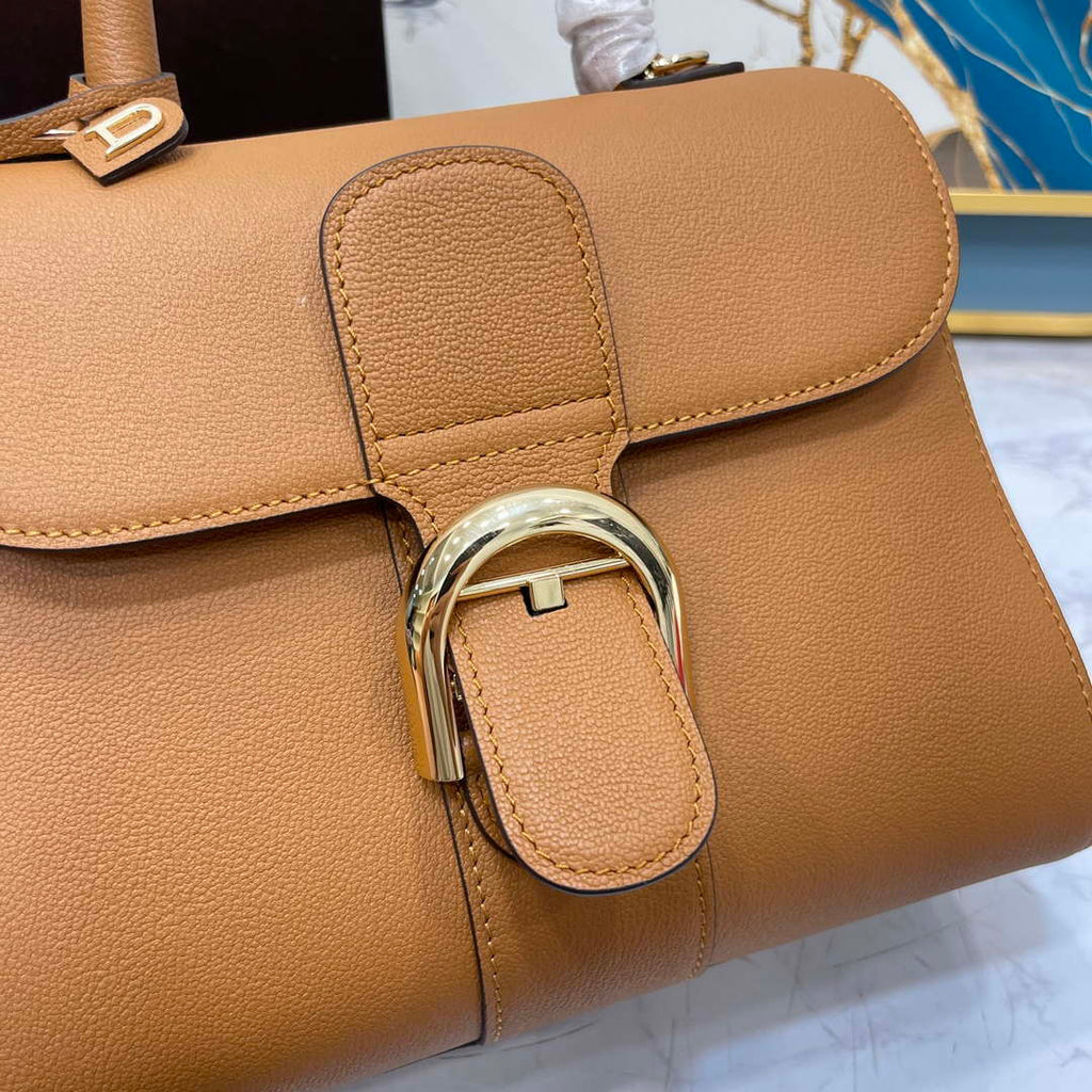 Delvaux AA0569 Brillant PM in Rodeo Calf Brown