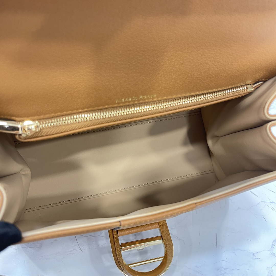 Delvaux AA0569 Brillant PM in Rodeo Calf Brown